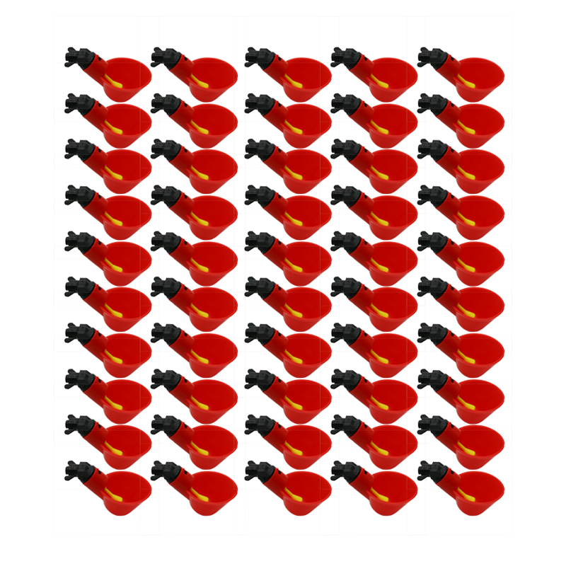 Chicken Nipple Drinker - 50/100pcs Automatic Chicken Water Drinking Cups