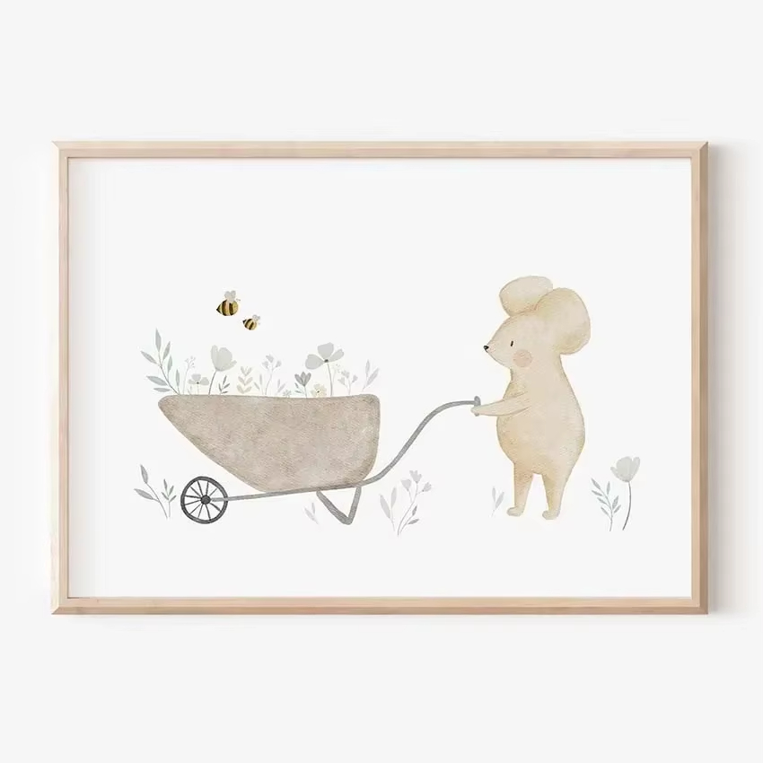 Boho Cartoon Farm Animals Wall - Agriculture Vertical Farming 评论和价格