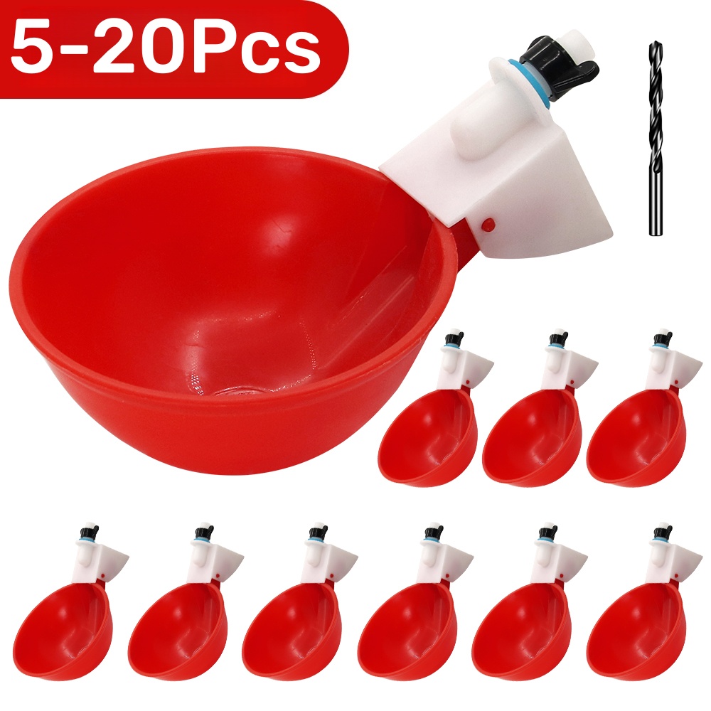 5-20Pcs Automatic Chicken Duck - Chicken Nipple Drinker 评论和价格