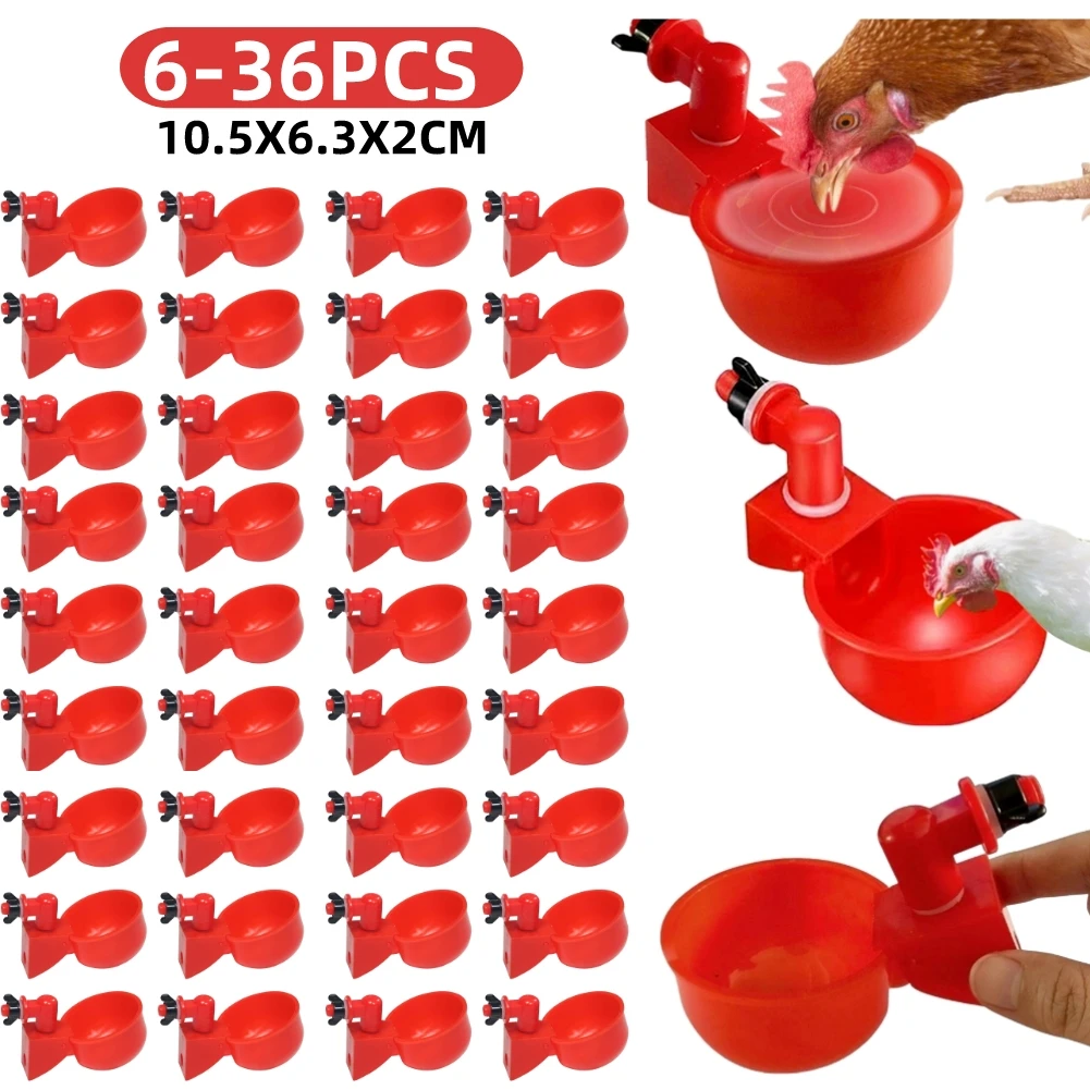 6-36Pcs Chicken Duck Drinking  - Chicken Nipple Drinker 评论和价格