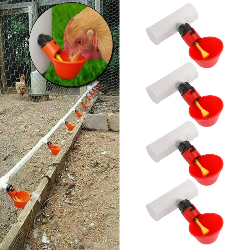 4Pcs Automatic Chicken Quail D - Chicken Nipple Drinker 评论和价格