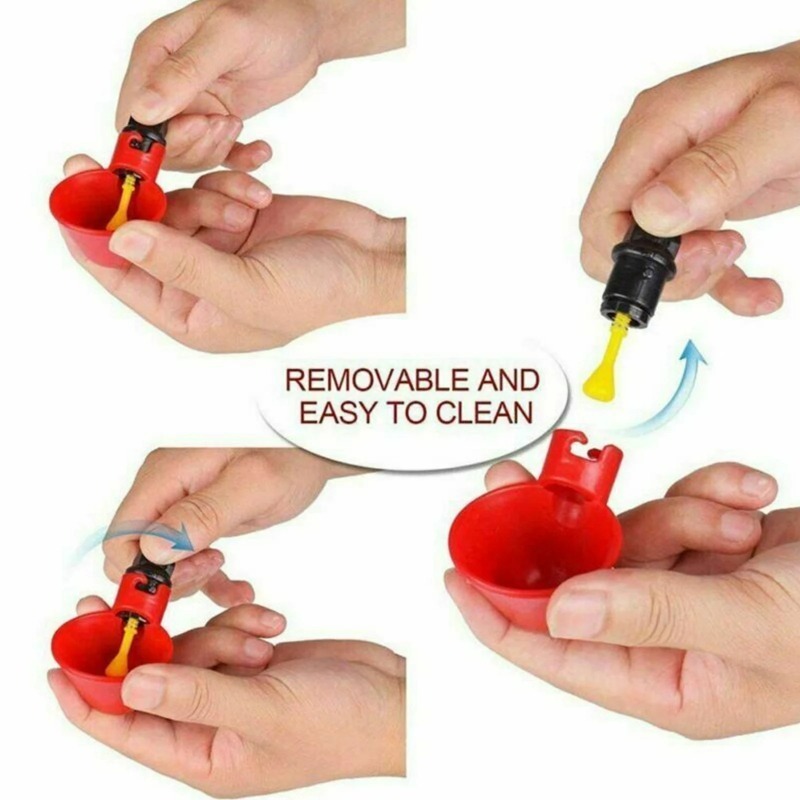 4Pcs Automatic Chicken Quail D - Chicken Nipple Drinker 评论和价格
