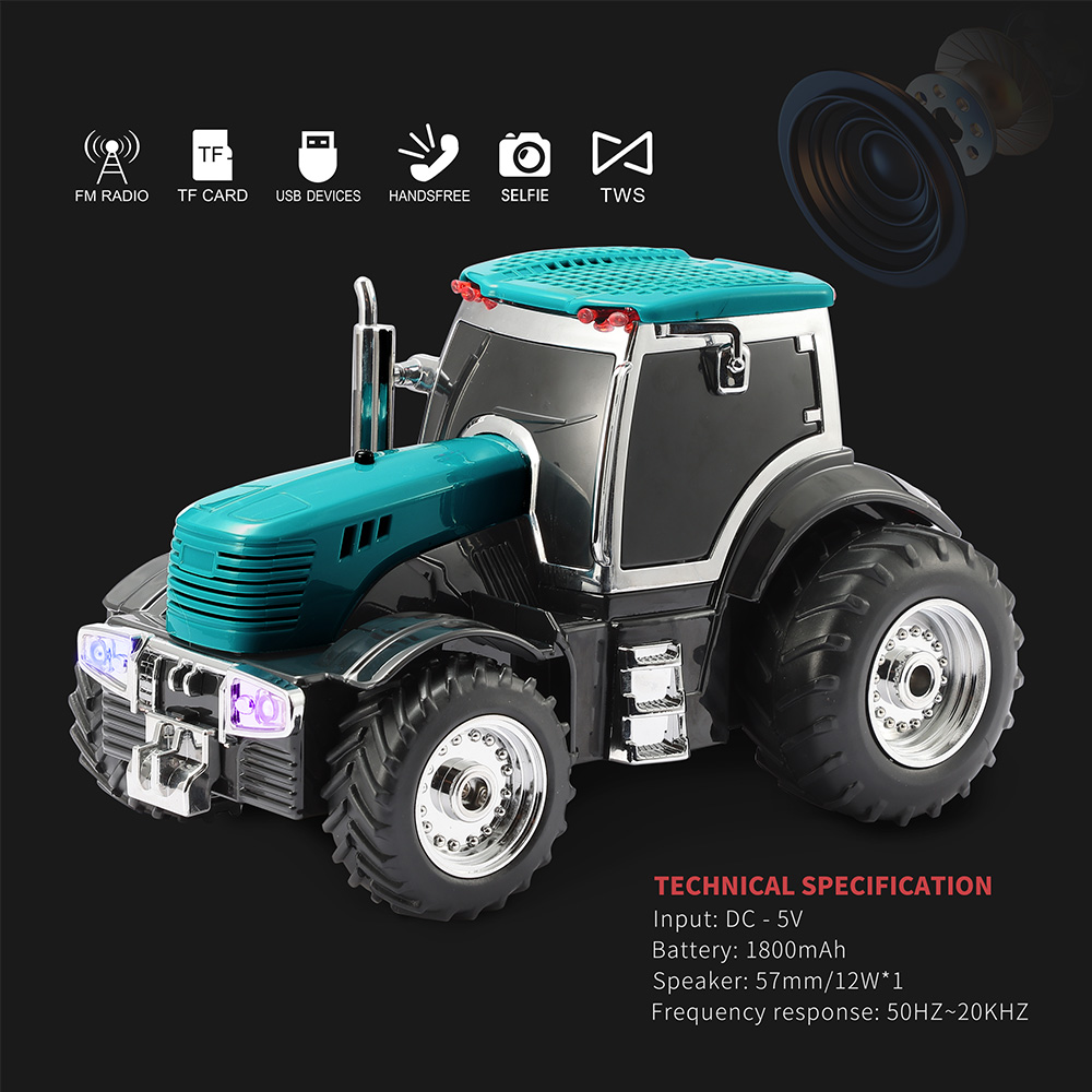 WS-560 Farm Tractor Shape Blue - Farming Agriculture Video 评论和价格