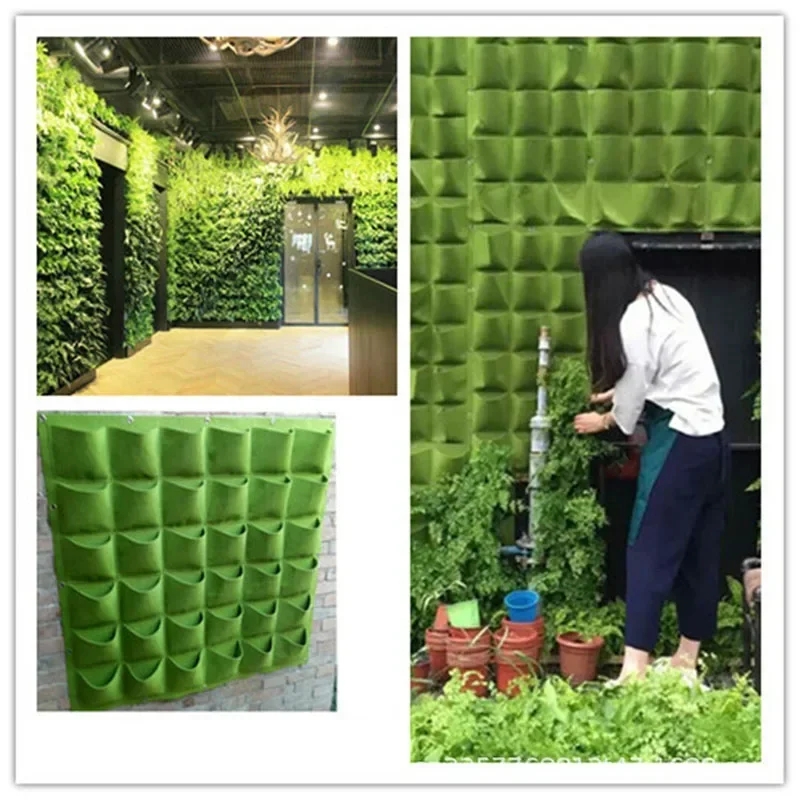 NEW Wall Hanging Pockets Plant - Agriculture Vertical Farming 评论和价格