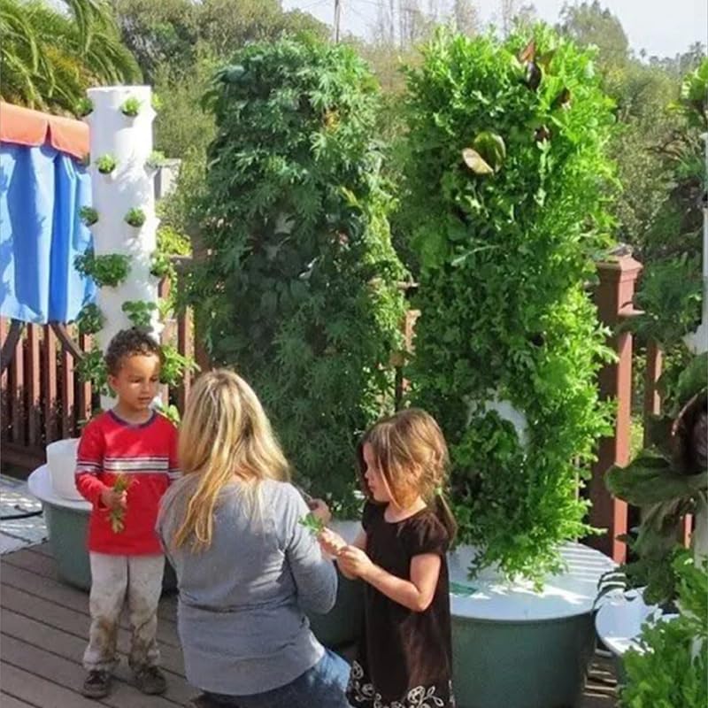 Vertical Hydroponic Grow Tower - Agriculture Vertical Farming 评论和价格